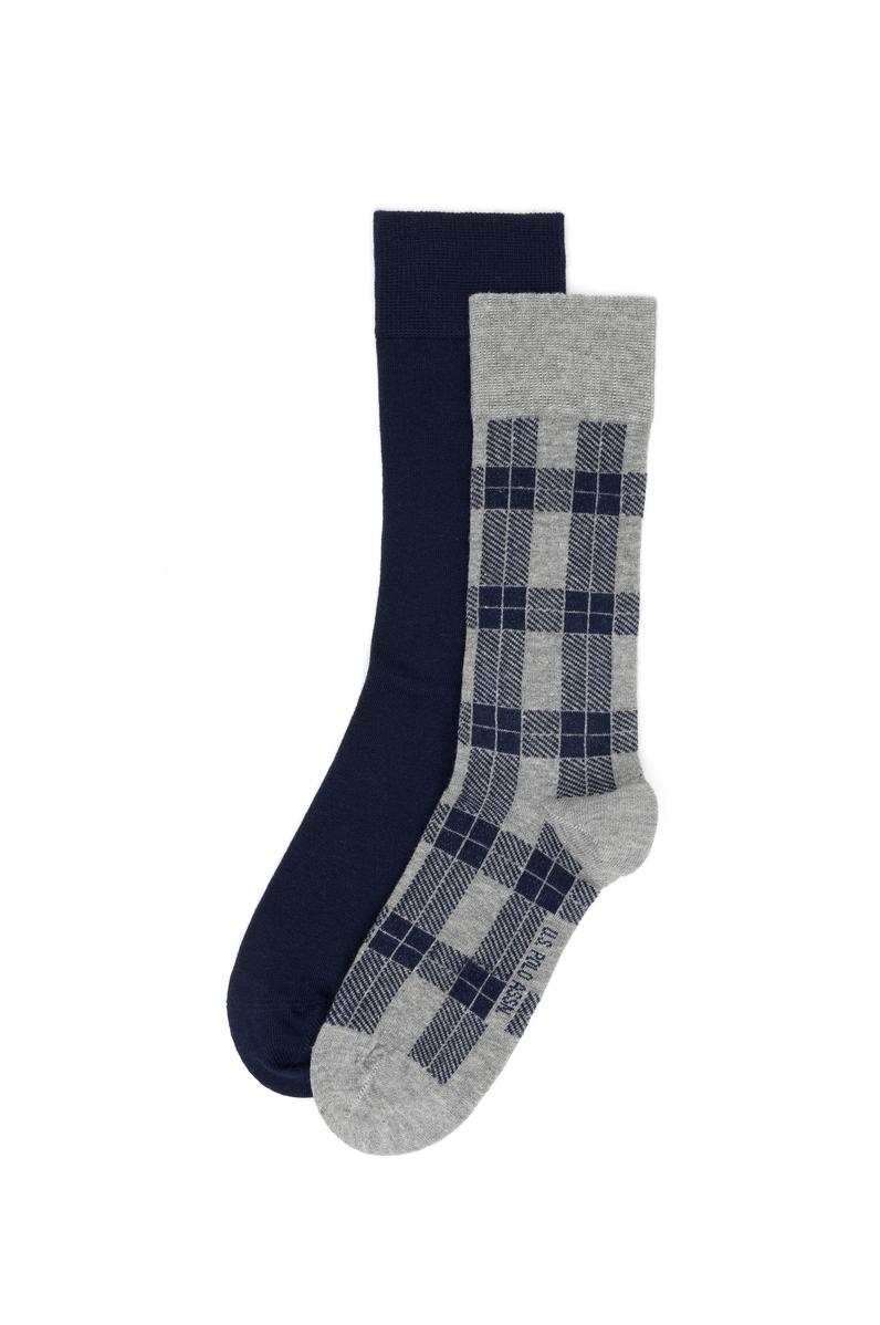 Erkek Gri Melanj Çorap