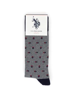 Erkek Gri Melanj Çorap - 50274167003