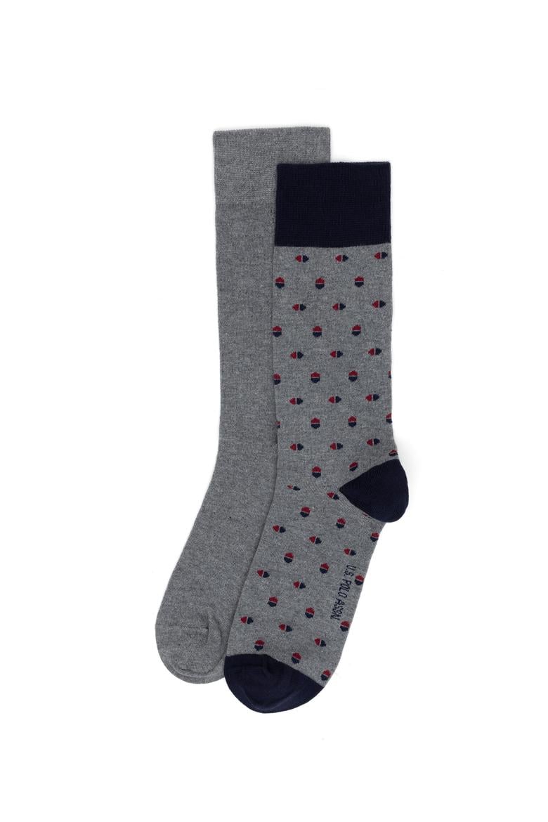 Erkek Gri Melanj Çorap