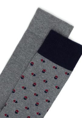 Erkek Gri Melanj Çorap - 50274167003