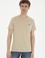Erkek Regular Fit Bisiklet Yaka Açık Haki Basic Tişört