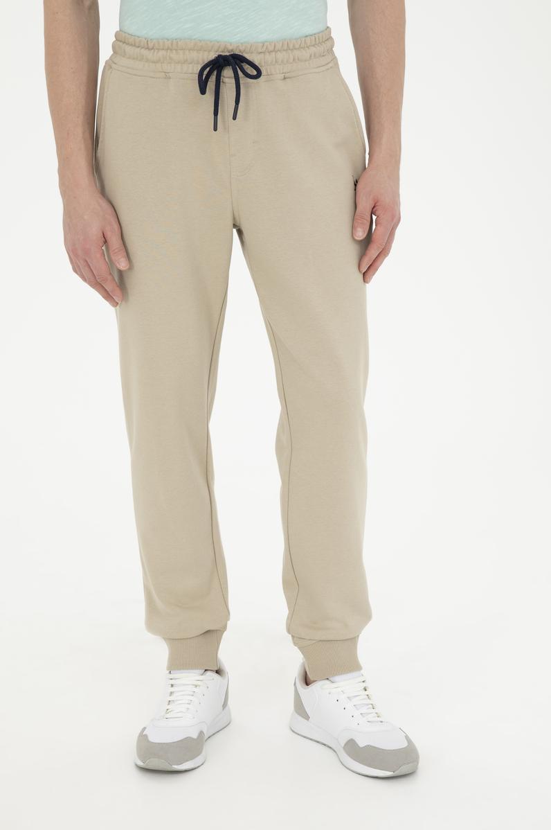 Erkek Açık Haki Eşofman Altı