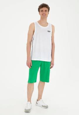 Erkek Yeşil Örme Şort - 50282011048