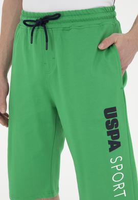 Erkek Yeşil Örme Şort - 50282011048