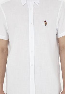 Erkek Beyaz Kısa Kollu Gömlek - 50282582007