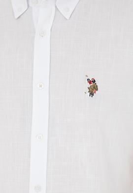 Erkek Beyaz Kısa Kollu Gömlek - 50282582007