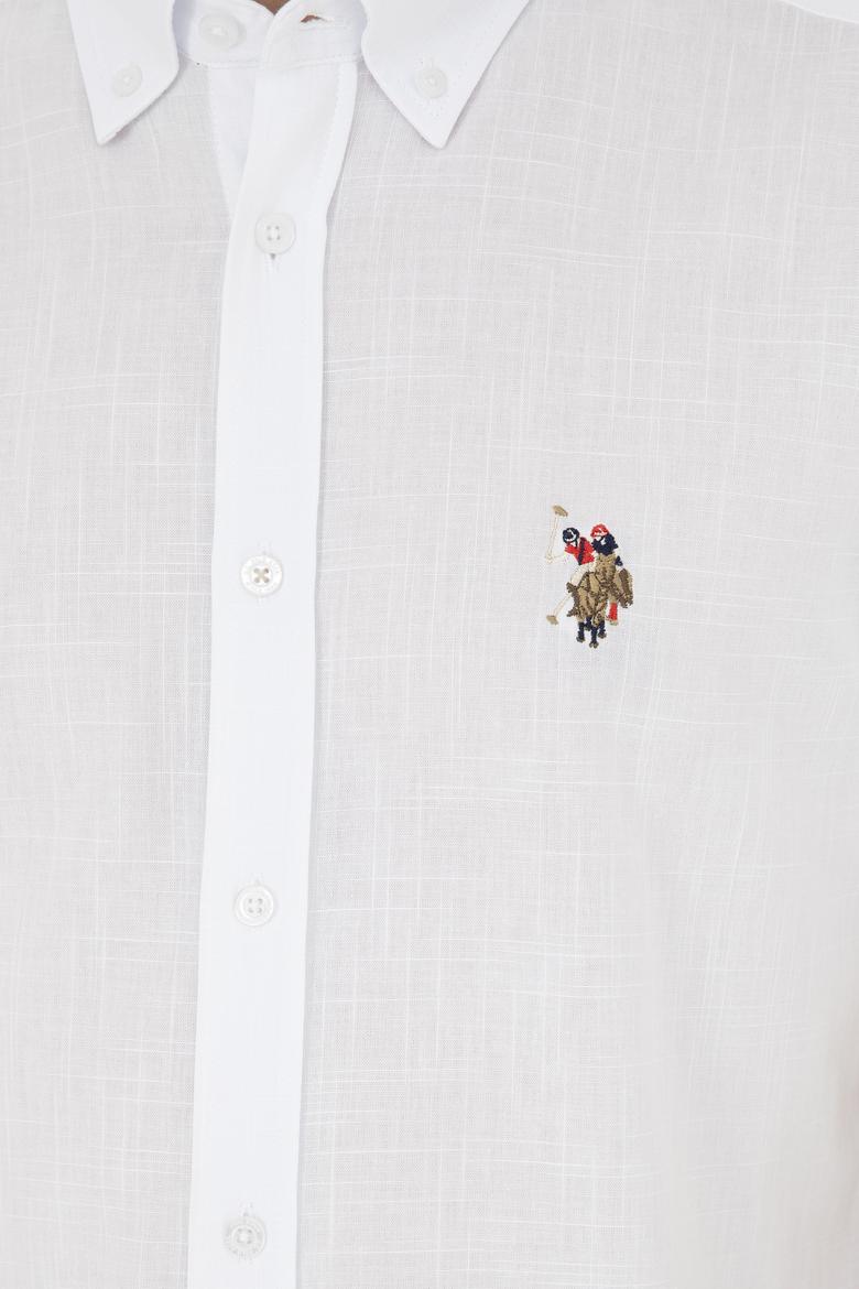 Erkek Beyaz Kısa Kollu Gömlek - 50282582007