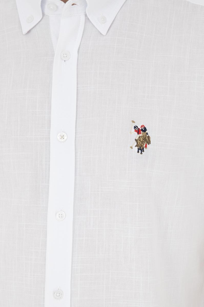 Erkek Beyaz Kısa Kollu Gömlek