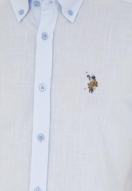 Erkek Mavi Kısa Kollu Gömlek - 50282582011