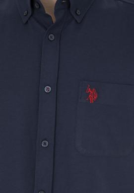 Erkek Lacivert Kısa Kollu Gömlek - 50282587019