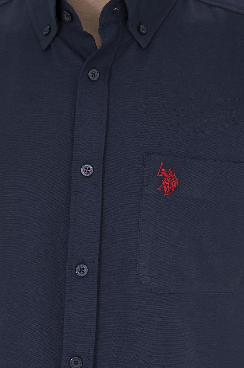 Erkek Lacivert Kısa Kollu Gömlek