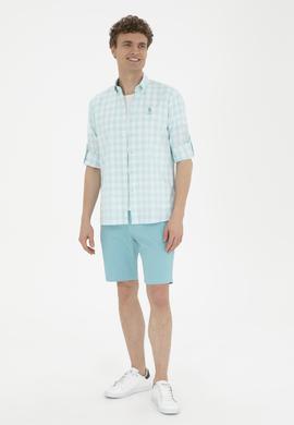 Erkek Mint Uzun Kollu Gömlek - 50282803006