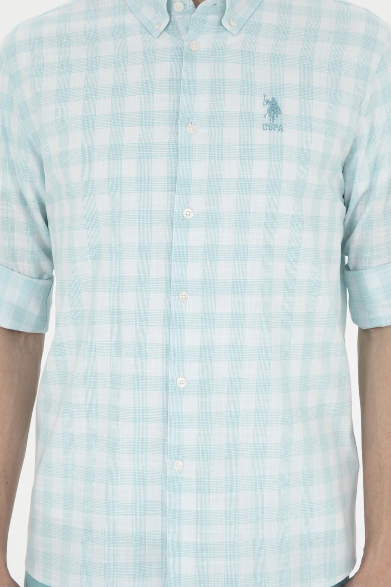 Erkek Mint Uzun Kollu Gömlek - 50282803006