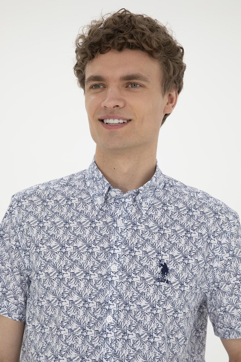 Erkek Lacivert Kısa Kollu Gömlek - 50282880012