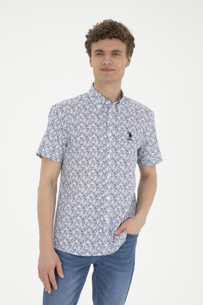 Erkek Lacivert Kısa Kollu Gömlek