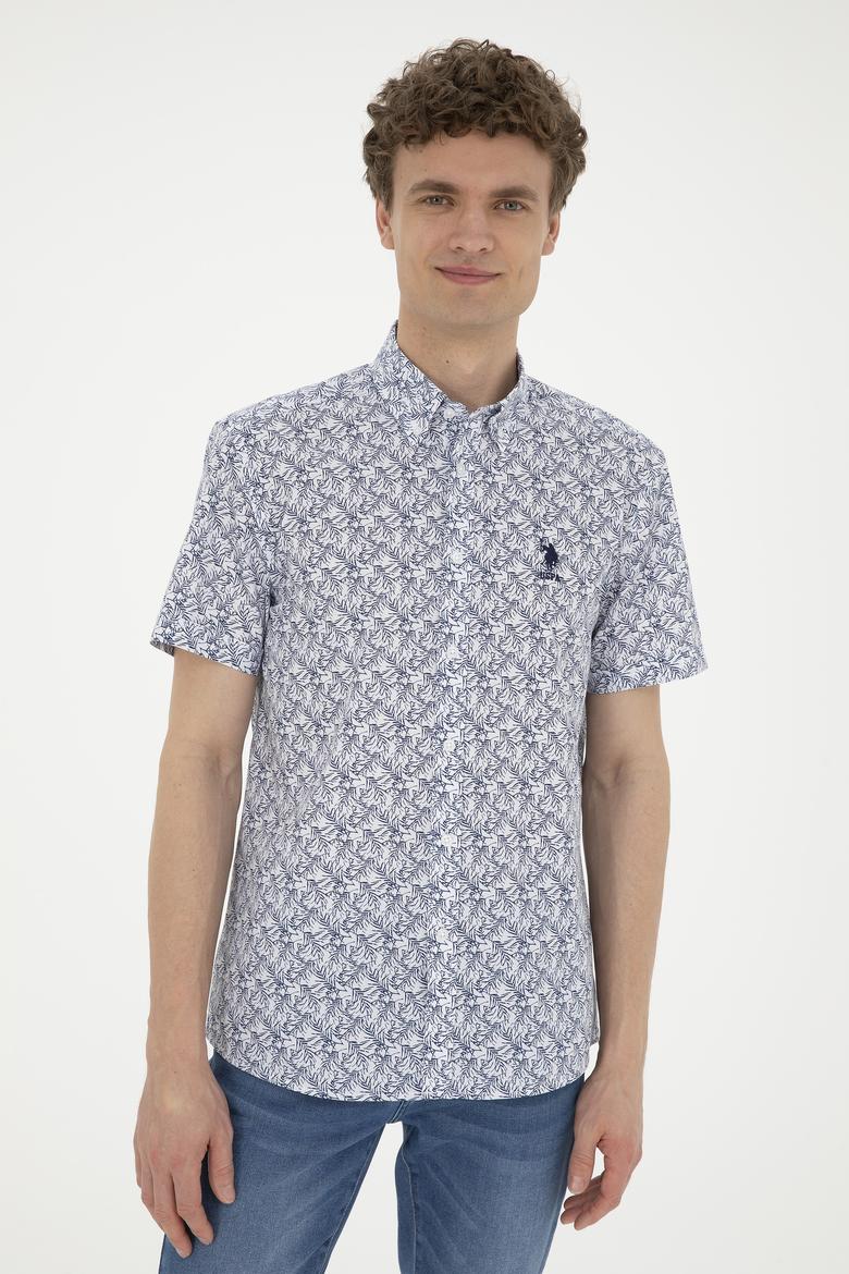 Erkek Lacivert Kısa Kollu Gömlek - 50282880012