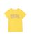 Kız Çocuk Sarı Bisiklet Yaka Basic Tişört