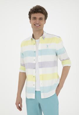 Erkek Mint Uzun Kollu Gömlek - 50283667019