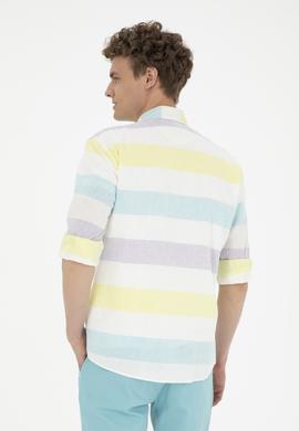 Erkek Mint Uzun Kollu Gömlek - 50283667019