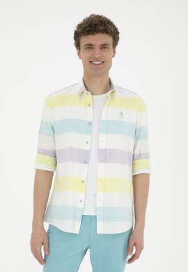 Erkek Mint Uzun Kollu Gömlek - 50283667019