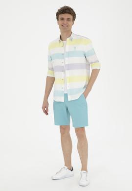 Erkek Mint Uzun Kollu Gömlek - 50283667019