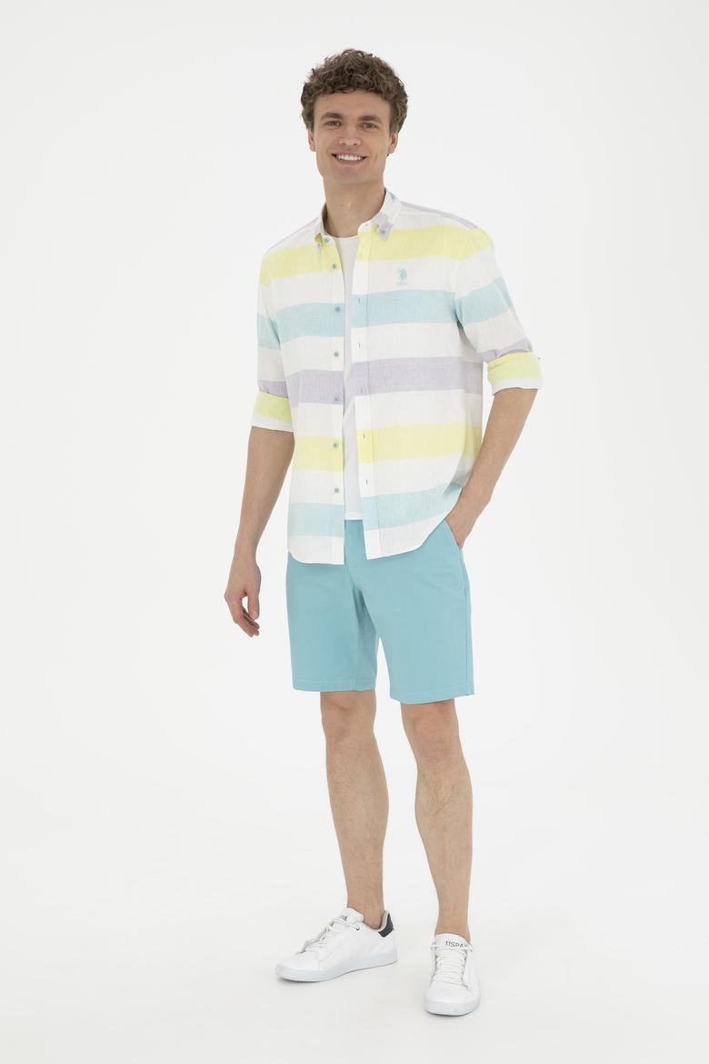 Erkek Mint Uzun Kollu Gömlek - 50283667019