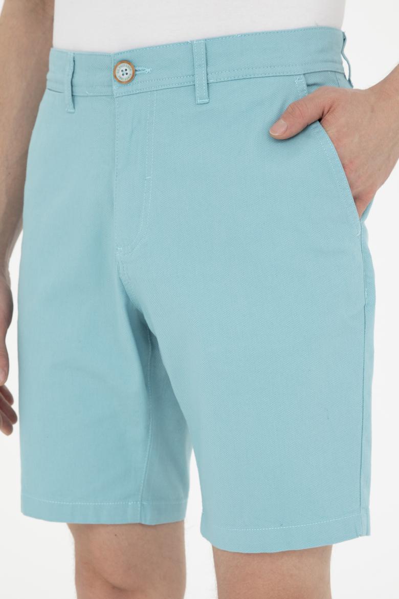 Erkek Mint Dokuma Şort - 50283928155