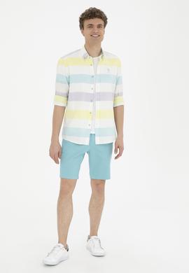Erkek Mint Dokuma Şort - 50283928155