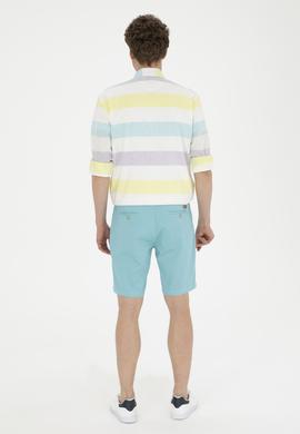 Erkek Mint Dokuma Şort - 50283928155