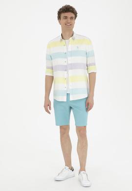Erkek Mint Dokuma Şort - 50283928155