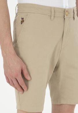 Erkek Açık Haki Dokuma Şort - 50283928174