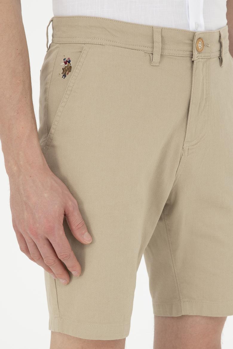 Erkek Açık Haki Dokuma Şort - 50283928174
