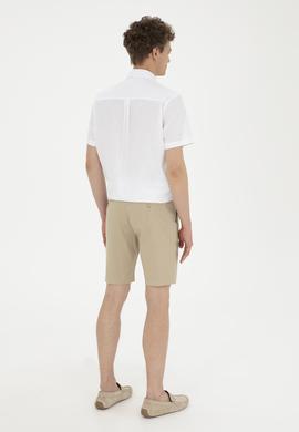 Erkek Açık Haki Dokuma Şort - 50283928174