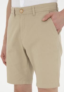 Erkek Açık Haki Dokuma Şort - 50283928174