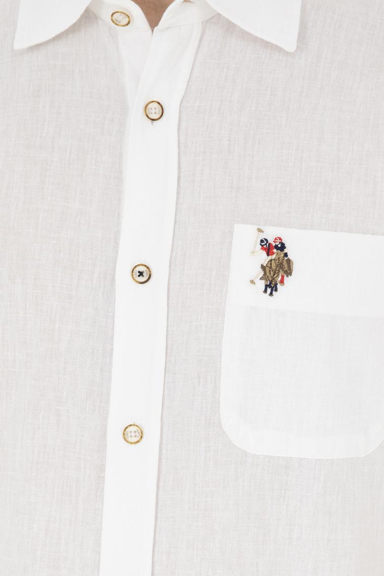 Erkek Beyaz Kısa Kollu Gömlek - 50284296008