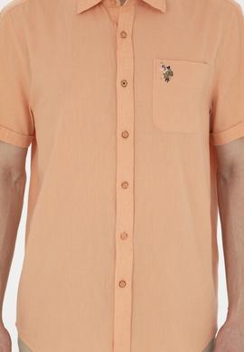 Erkek Somon Kısa Kollu Gömlek - 50284296114