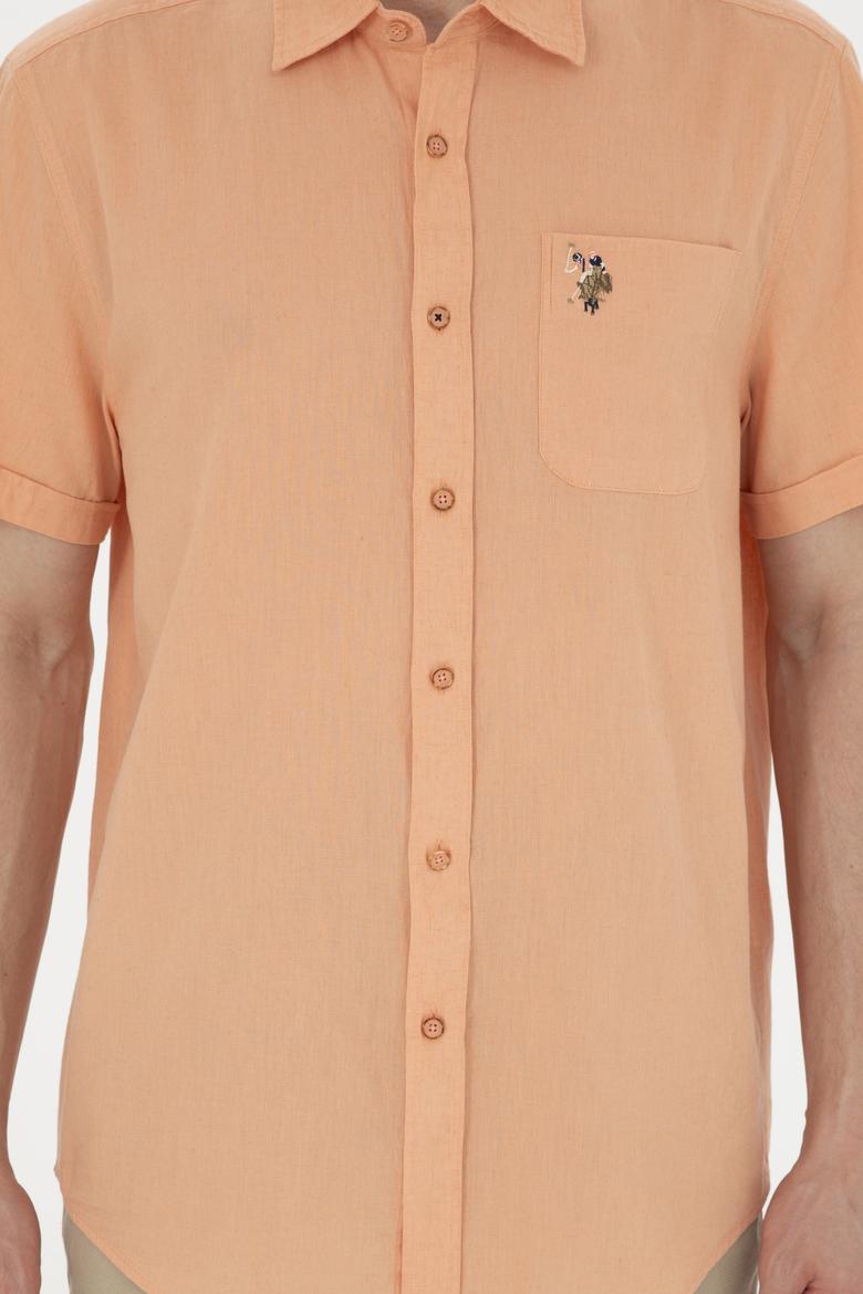 Erkek Somon Kısa Kollu Gömlek - 50284296114