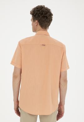Erkek Somon Kısa Kollu Gömlek - 50284296114