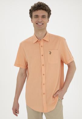 Erkek Somon Kısa Kollu Gömlek - 50284296114