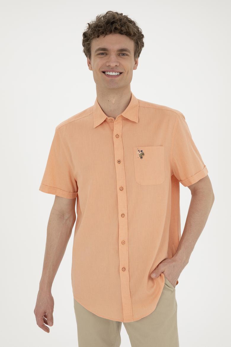 Erkek Somon Kısa Kollu Gömlek - 50284296114