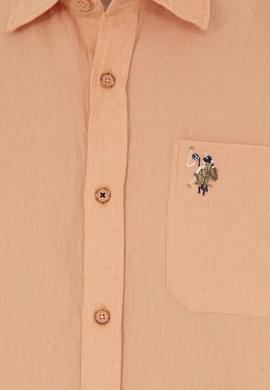 Erkek Somon Kısa Kollu Gömlek - 50284296114