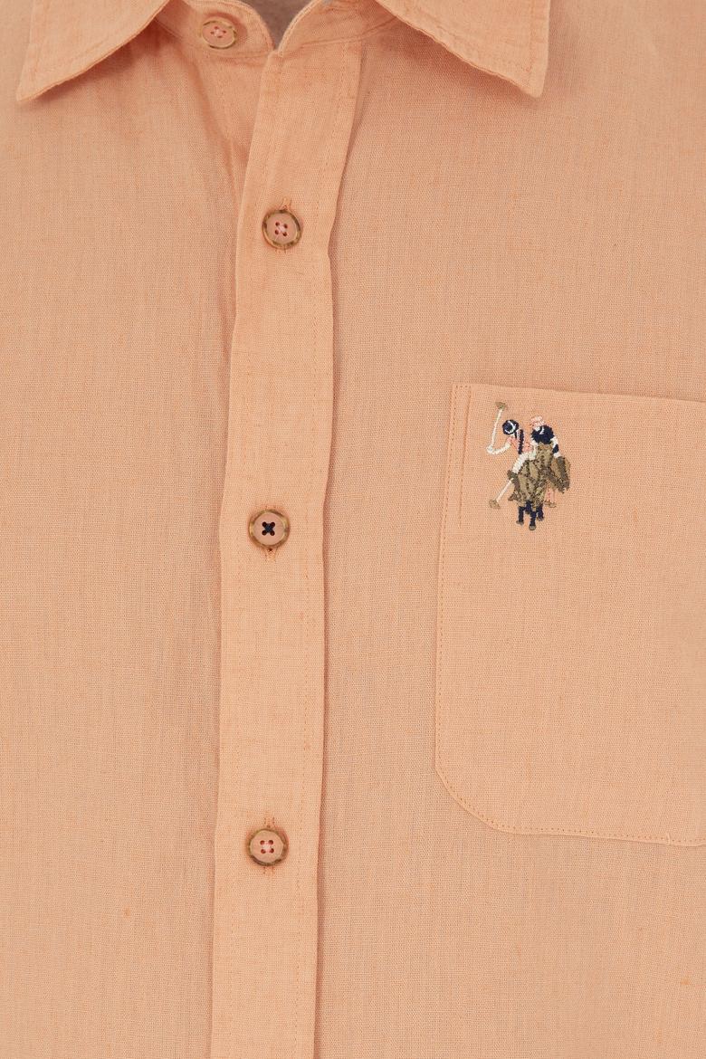 Erkek Somon Kısa Kollu Gömlek - 50284296114