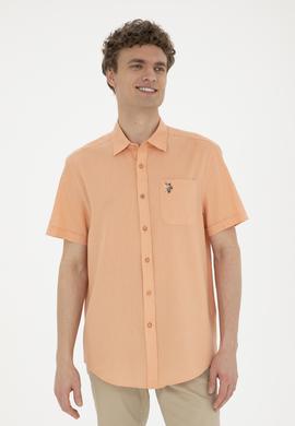 Erkek Somon Kısa Kollu Gömlek - 50284296114