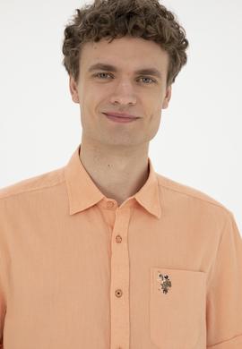 Erkek Somon Kısa Kollu Gömlek - 50284296114