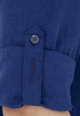 Erkek Mavi Uzun Kollu Basic Gömlek - 50284297123