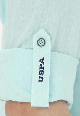 Erkek Su Yeşili Uzun Kollu Basic Gömlek - 50284297058