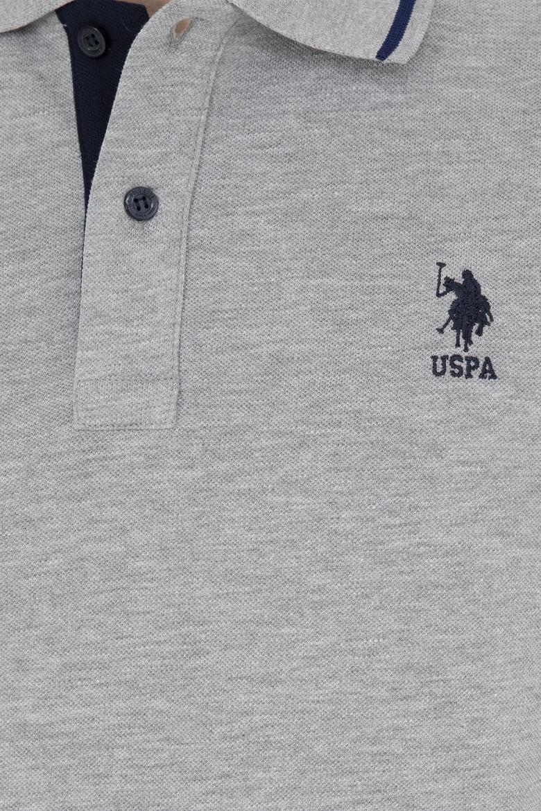 Erkek Gri Melanj Basic Tişört - 50284631111