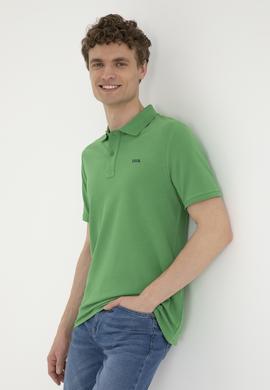 Erkek Yeşil Basic Tişört - 50284641079