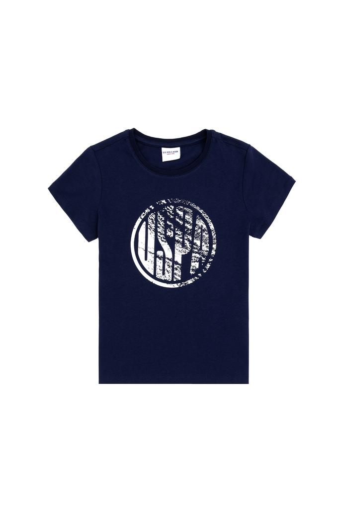 Erkek Çocuk Lacivert Basic Bisiklet Yaka Tişört