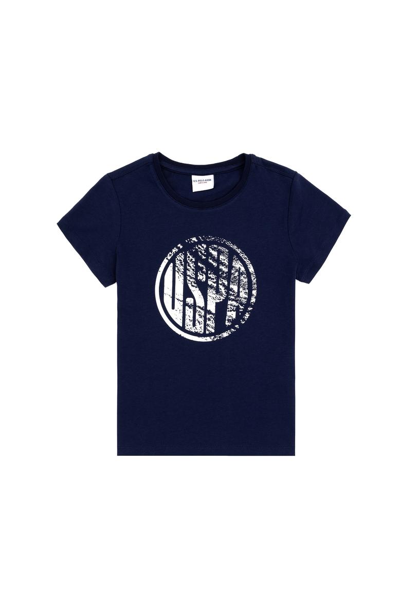 Erkek Çocuk Lacivert Basic Bisiklet Yaka Tişört